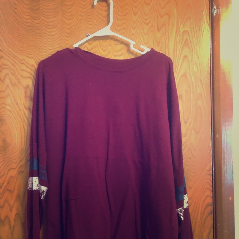 Varsity long sleeve t-shirt
